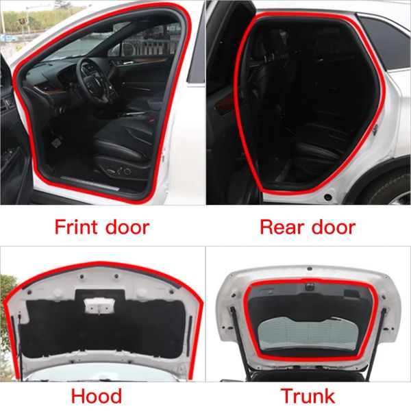 1pcs 5m L Shape Seal String Car Door Door Trunk Crrunk Crrunk Edge Forming