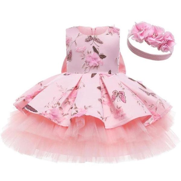 Девушка платья девочка 039s рожденная одежда платье принцессы для маленьких девочек рождественские костюми