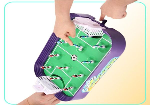 Tischfußballspielzeugset Sportspielzeug Fußballspiel Desktop Soccer Field Model Kids Boys Soccer Toy Brettspiel XMAS GIFT239H7571745