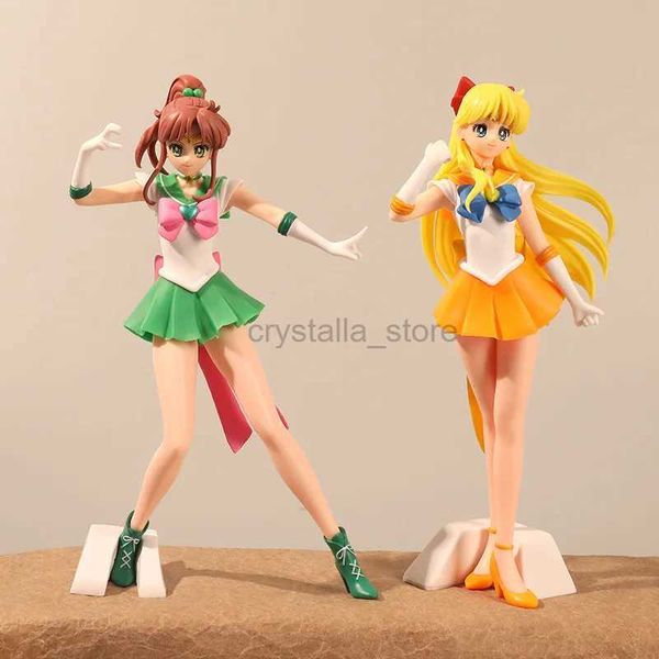 Heroes de quadrinhos Sailor Moon Glamours Glamours 22 cm Kawaii fofo mako kino pvc ação figura modelo gk brinquedo adulto coleta de decoração de boneca boneca 240413