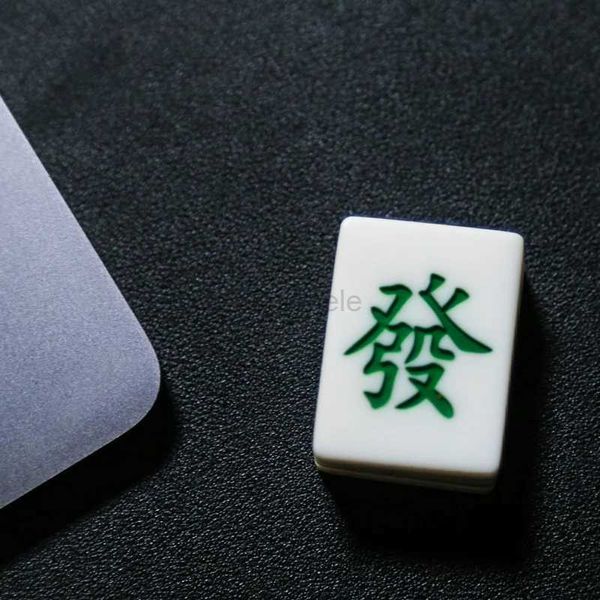 Dekompression Spielzeug Mahjong Magnetic EDC Zappel Push Slider Hochfestes Harz Handspinner Erwachsener Stressabbau Autismus ADHS Sensorisches Zappelspielzeuggeschenk 240412
