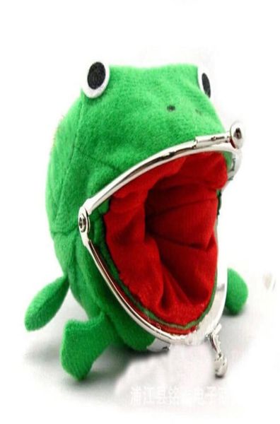PERSPETTO COMPRENDI CHIEDI039S Mini portafoglio Cartoon Animal Frog Style Plus Velvet Fashion Cute Coin Borse Favors Year Gift di Natale per K8259911