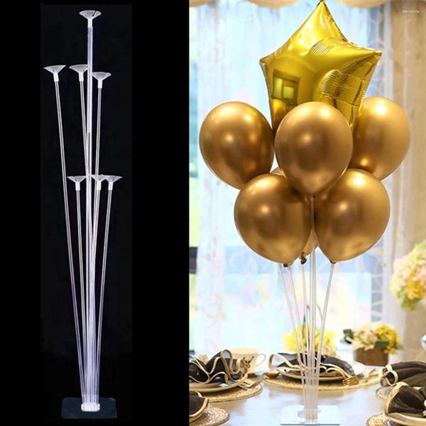 Украшение вечеринки 1/2Set Desktop Balloon Stand Kit Baby Swed Sweding Kids День рождения стол.