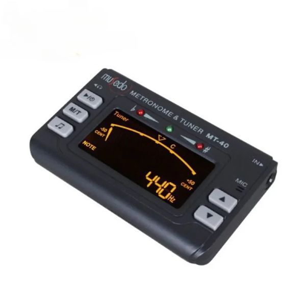 Acessórios Musedo MT60 MT80 MT30 MT40 Profissional Precision LCD Guitar Metronome Tone Generator Guitar Tunner Acessórios