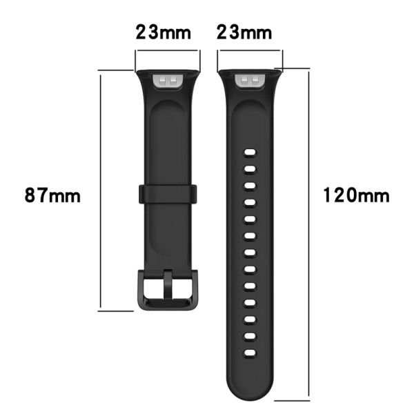 Cinturino in silicone per xiaomi mi banda 7 pro soft tpu braccialerti del bracciale miband 7 pro correa accessori smartwatch