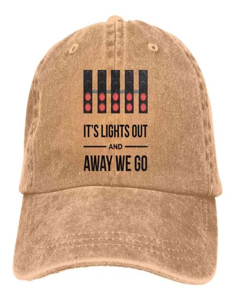 PDN3 IT039s Lights Out and Away We the Baseball Cap ha puntato Capt Sport UNISEX UNISEX Custom Formula 1 F1 Hatsteo6Category3887231