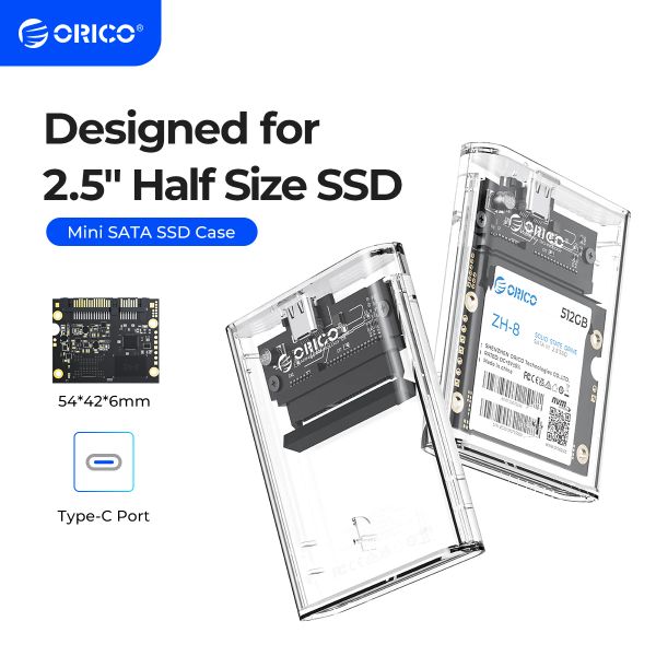 Accendi ORICO da 2,5 pollici SSD mezza dimensione SSD Typec Disco