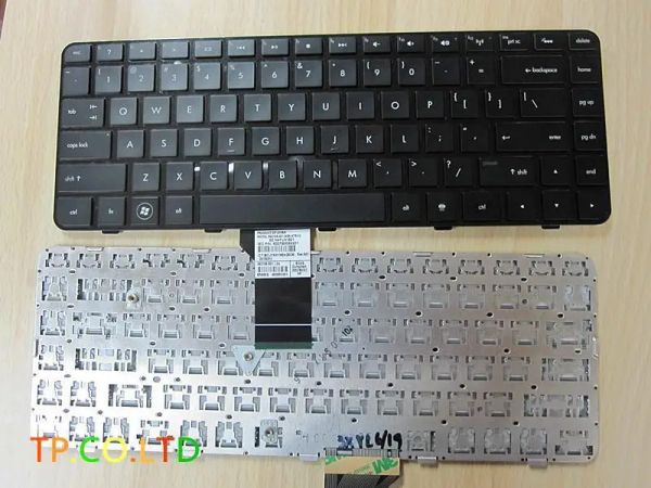 Keyboards Neue Laptop -Tastatur für HP Pavilion DM4 DM4X DM4T DM41000 US Version Schwarz Farbe US No Backlit