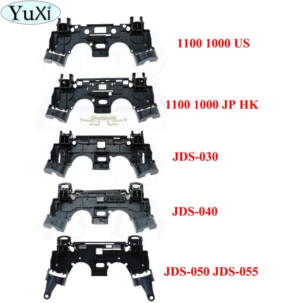 Fälle yuxi 10pcs für JDM JDS 030 040 050 055 Modell R1 L1 Schlüsselhalter für PS4 Pro Slim Controller unterstützen den inneren Innenrahmenstand.