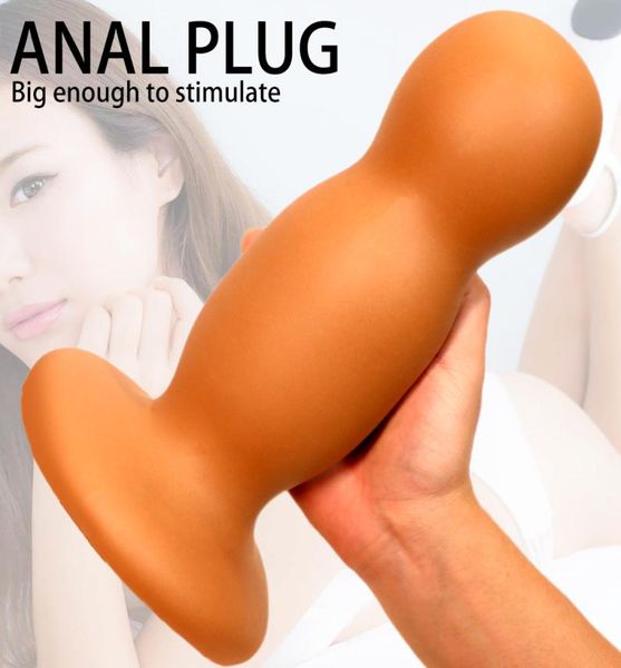 Sexspielzeug riesige Größe Super riesiger Analstecker Silikon Big Butt Plug Prostata Massage Vagina Anal Expansion Sex Toys für Männer Frauen5185604