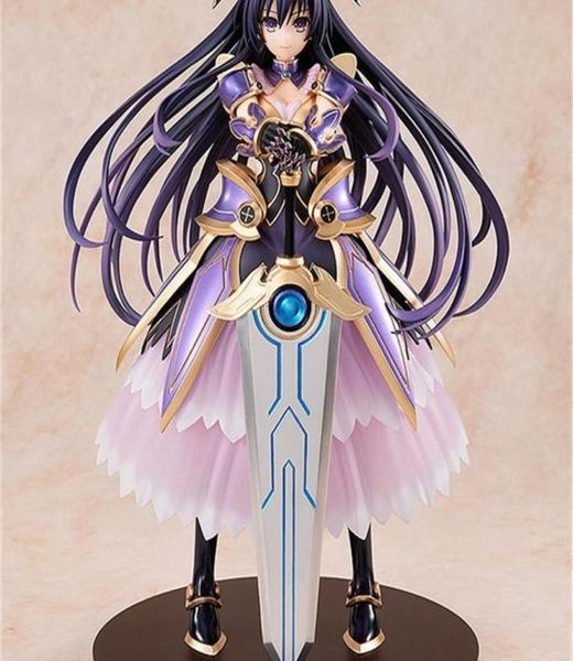 Novo anime de 26cm Data A Live Fantasia 30th Anniversary Princesa Yatogami Tohka Astral Dress Ver PVC Ação Figura Modelo de Toys T201991051