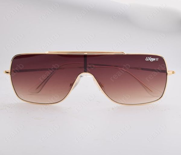 Top -Qualitätsstrahlen 3679 Wings II Sonnenbrille Sonnenbrille Frauen Square Suns Mode für male5278471