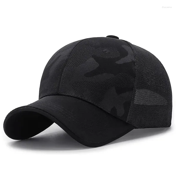 Ballkappen Unisex Mesh Baseball Hut Sommer Outdoor Cap atmredeable Sun Hats Men Snapback Camouflage