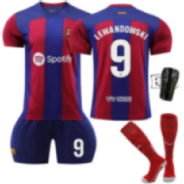 2324 Barcellona Home Football Jersey n. 9 Lewandowski 8 Gideon 7 Dembeles 30 Gavi 10 Fati 1 Stegen