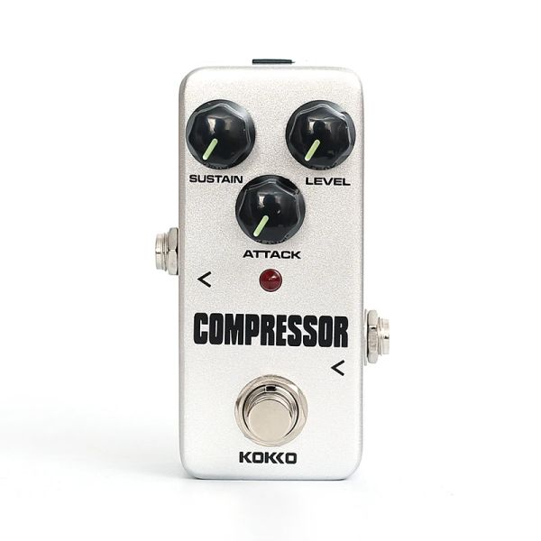 Cabos kokko compressor portátil pedal de pedal portátil efeito pedal pedal de alta qualidade peças de guitarra guitarra efeitos de pedal acessórios de guitarra