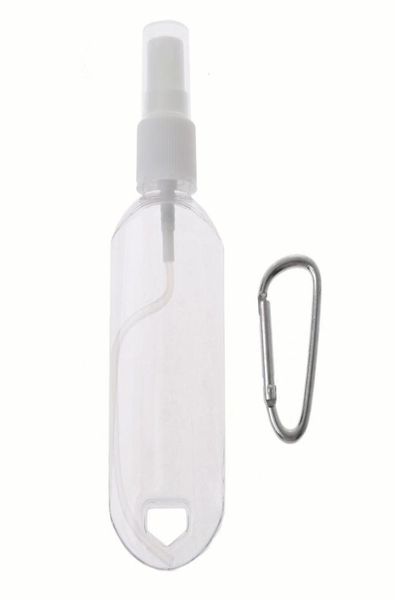 Bottiglie di plastica portatili a bottiglie portatili a spruzzo vuoto da 50 ml Contenitore con bottiglie da viaggio a bottiglia spray per portachiavi 6739550