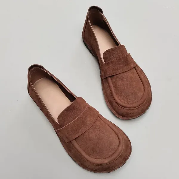 Sıradan Ayakkabı Adam Yaz Mocassins Erkek Slip-Onlar gerçek deri loafers düz