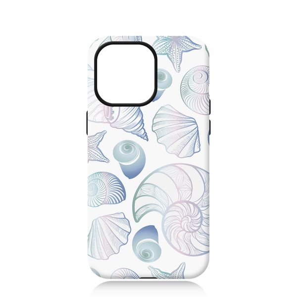 3D -Sublimation Film 2 in 1 Telefonkisten Customized TPU PC Hartes Sublimation Blanks Telefonhülle für iPhone 15 14 13 12 Pro Max WJ06