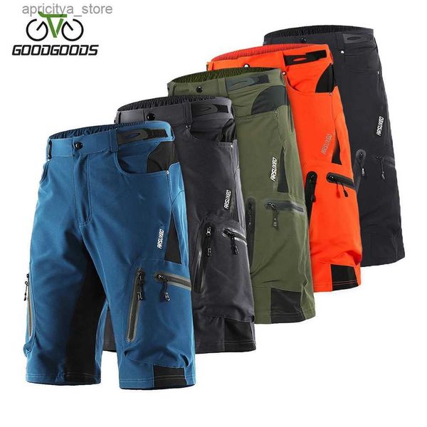 Shorts ciclistici Bicycs MNS Shorts Cicling Shit Sports Shorts Shorts Mountain Bike Downhill Bicyc Bicyc Riding Triathlon Bike Shorts L48