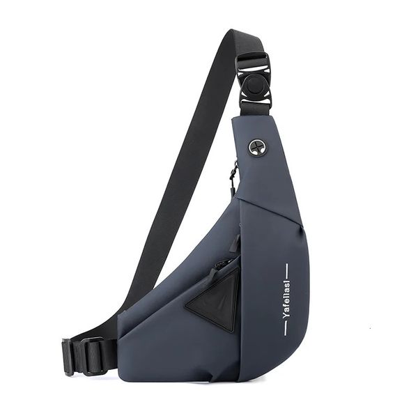 Sling Chest Bag Small Schulter Ehemann Messenger für Männer Jungen Mini Reise Cross Lod Bags Anti -Diebstahl Mobiltelefon 240402