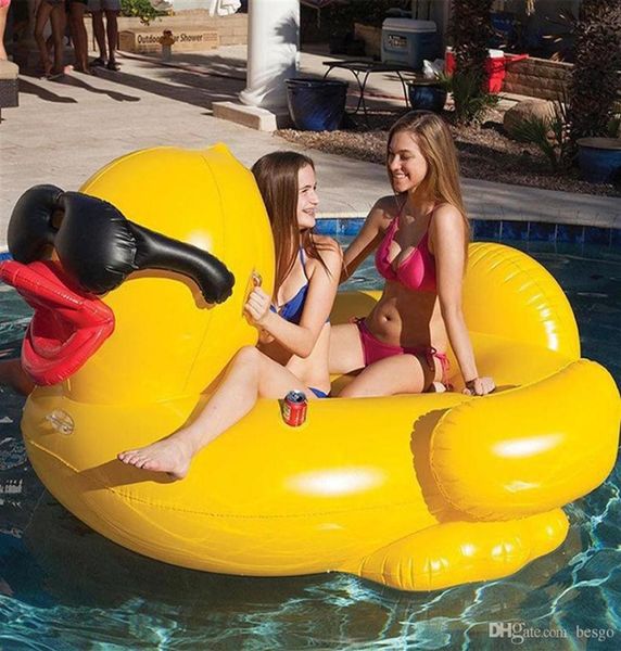 Rafts piscina gonfiabili in piscina che nuota giallo con manici addensato gigante in PVC 82 6 70 8 43 piscine da 3 pool di 3 pollici Raft tubo float DH1136275393765