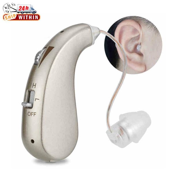 Apparecchio acustico digitale ricaricabile grave perdita invisibile BTE EAR AIDS AMPLIFICATORE ALTA POTENZA SUONO 1PC per non udenti elderly2227939