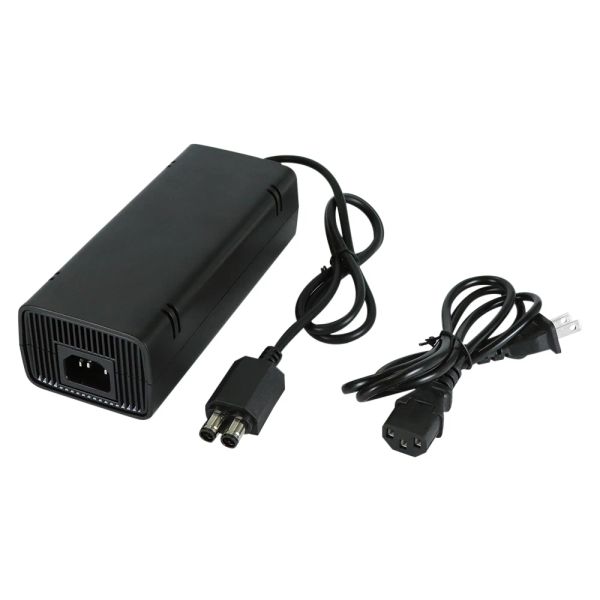 Поставки 100 ~ 240 В 135 Вт. Зарядное устройство Адаптер Адаптер Адаптер Адаптер с кабельным автоматическим напряжением Низкий шум для Slim Console Xbox 360