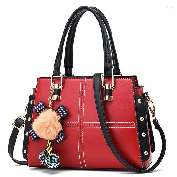 Bolsa de bolsa Mulheres 2024Autumn e Winter Oil Cera Leather Moda Messenger ombro personalizado ombro