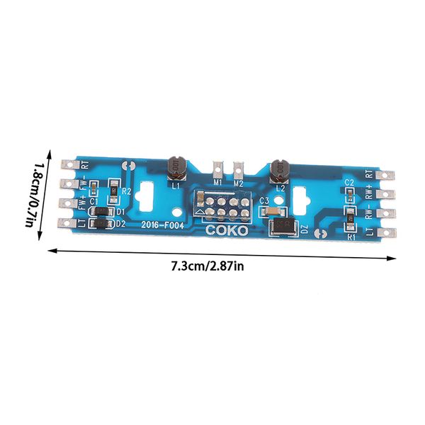 HO Electric Train PCB Board 8Pin HO Skala -Zugmodell DCC -Basisbrett für die Zug -IC Circuit Board Common