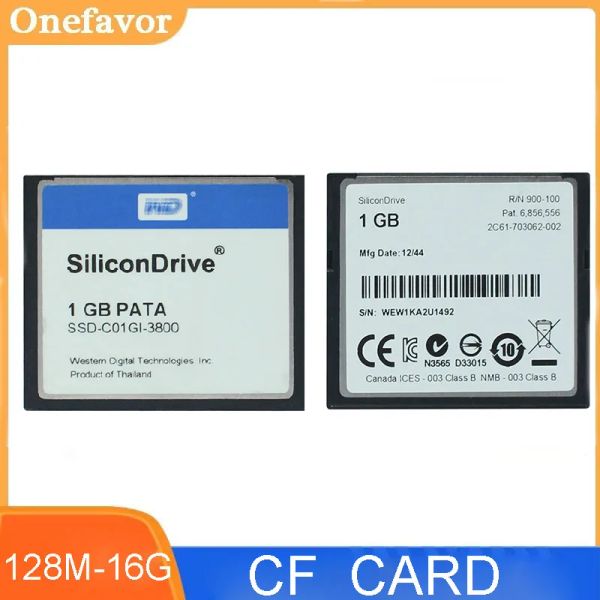 Карты OneFavor CF Card SilicOndrive 256 МБ 512 МБ 1 ГБ 2 ГБ 4 ГБ 8 ГБ 16 ГБ PATA COMPACTFLASH CF Компактная карта флэш -памяти SSD