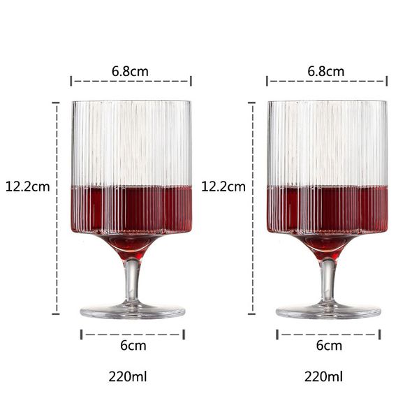 2pcs Cocktailgläser, Margarita-Glas-Set mit Vintage STEM-Design für Martini, Champagner, Getränke aus Tequila-Basis für Cocktailliebhaber