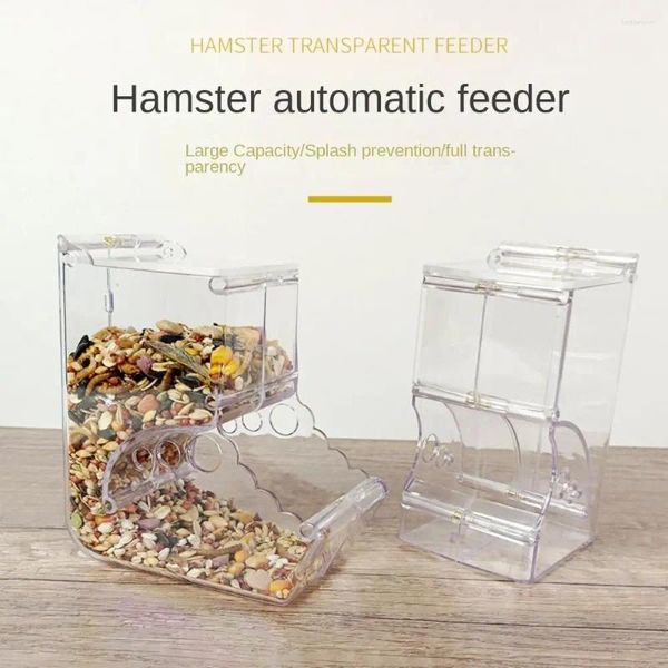 Andere Vogelversorgung Schüssel Eichhörnchen Hamster fester Lebensmittel Box Rattenschüssel Käfig Zubehör Schwerkraft Feeder Automatic Pet Pet