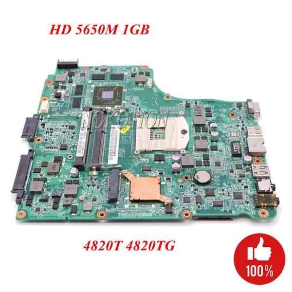 Scheda madre nokotion laptop scheda madre per Acer aspire 4820t 4820tg HM55 dDR3 HD5650M 1GB DA0ZQ1MB8F0 MBPVL06001 MB.PVL06.001 Mainboard