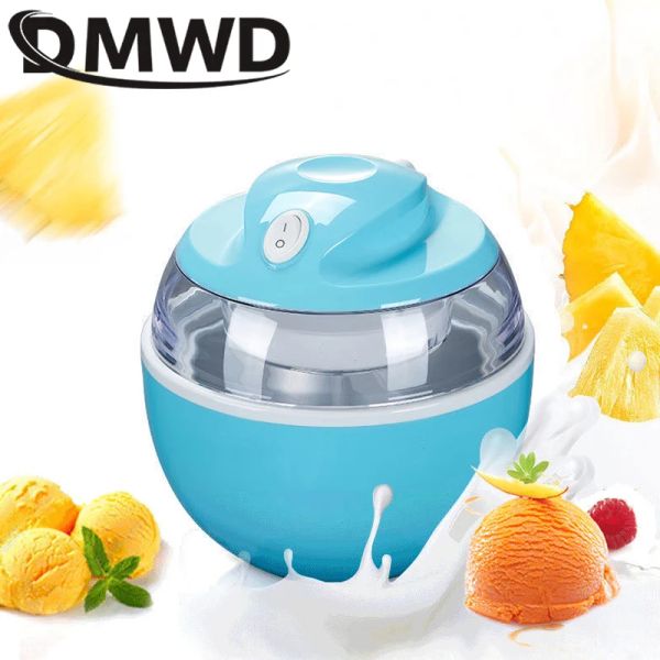 Produttori dmwd home hold home full automatico morbido crema di gelati machine intelligente sorbet yogurt maker dessert maker 600ml 600ml