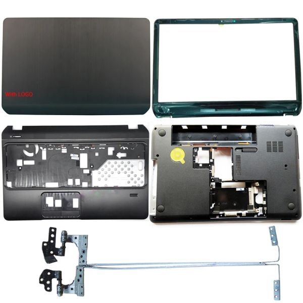 Casos novos para HP Pavilion DV6 DV67000 DV67002 DV67208TX Laptop LCD Tampa traseira/moldura frontal/Hinges/Palmrest/Inferior Case 682052001