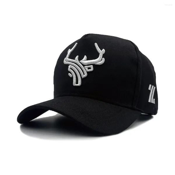 Ballkappen Antler bestickt Baseball Hip Hop Verstellbare Mode Unisex Sommer atmungsaktives Mesh lässige Sonnenhut Papa Hüte