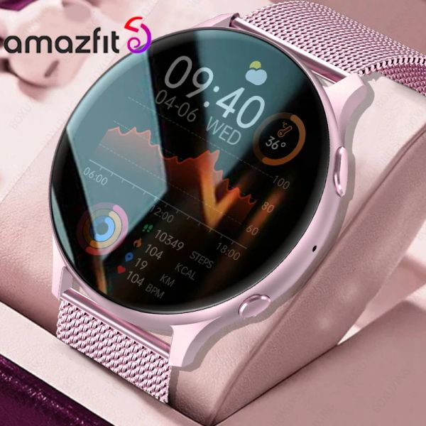 2023 New Amabfit Bluetooth Call SmartWatch Женские подарок 1.32 