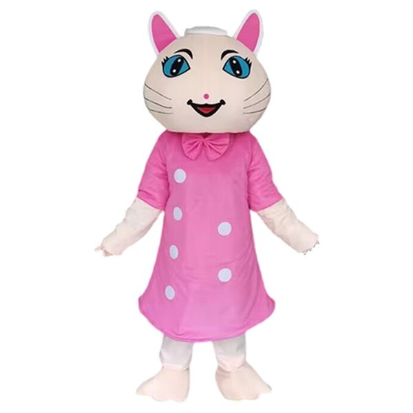 Cute Cat Mascot Cosplay Costume Adult Anime Cat Gioca Costume Christmas Halloween Carnival Party Divery vestire oggetti di scena