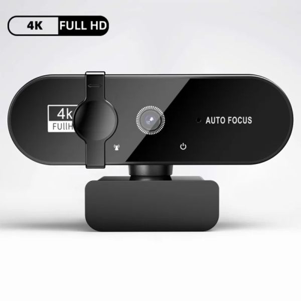 Webcams webcam para pc webcam mini rede USB rede pode focar automaticamente 4k 2k 1080p Full HD STreaming Camera para laptop para PC