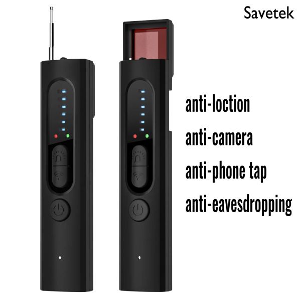 Systeme RF Signal Hidden Camera Detektor Anti Spy Candid Pinhole Camara Magnetic GPS Locator Wireless Audio GSM Bug Finder Scanner