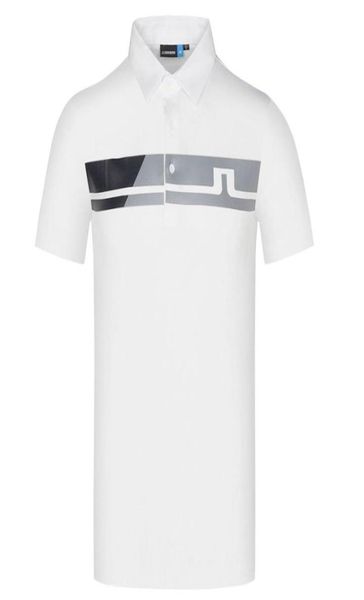 Primavera verão Novos homens Manga curta Camiseta de golfe branca ou preta roupas esportivas ao ar livre camisa de golfe sxxl na escolha Ship8497281