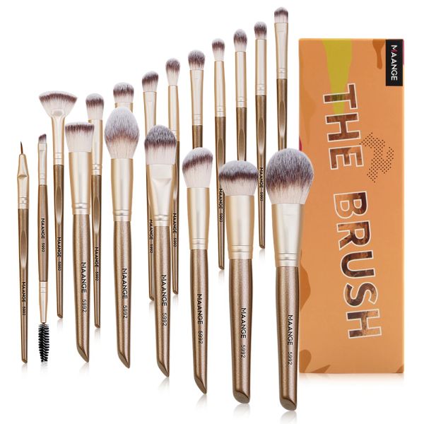 Kits Maange Professional 11/18pcs Bruscos de maquiagem Definir base em pó Bush Shadow Bush Blush Blending Makeup Artister Ferramentas