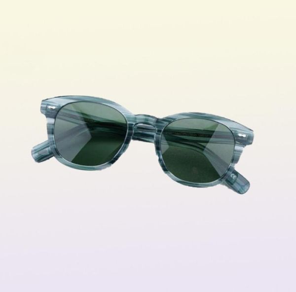 Sonnenbrille Grüne Frauen 2022 Cary Grant Mens mit Linsengläser Vintage Oliver Original BoxsungglasSessLasses5446290