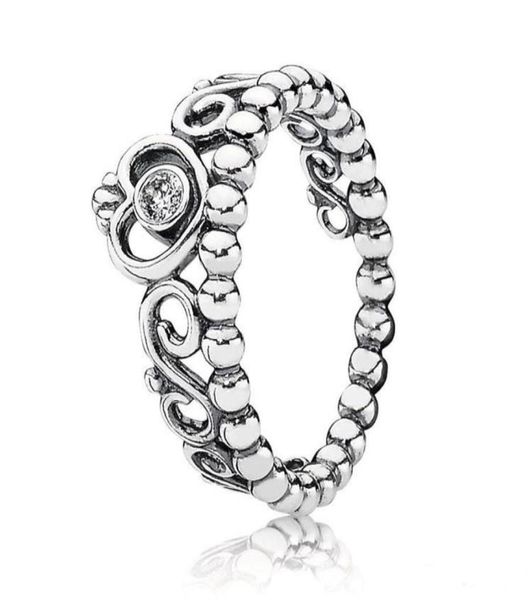 925 Prata esterlina My Princess Packable Ring Set Caixa original para RA Women Wedding CZ Diamond Crown 18K Rosa Rose Rings2621557