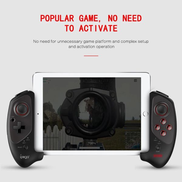 GamePads IPEGA PG9083S PG 9083 Bluetooth GamePad Wireless Telescopic Game Controller Pratico Stretch Joystick Pad per iOS/Android/Win