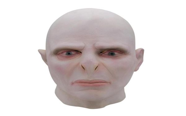 Karanlık Lord Voldemort Maske Kask Cosplay Masque Boss Lateks Korkunç Korkunç Maskeler Terörizatör Cadılar Bayramı Maske Kostüm Prop197p4693438