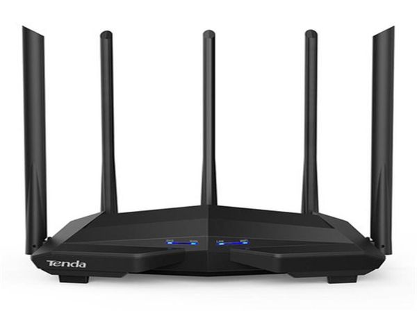 Epacket Tenda AC11 AC1200 WiFi Gigabit 24G 50GHz Dual Band 1167Mbps Repetidor de roteador sem fio com 5 antenas de alto ganho