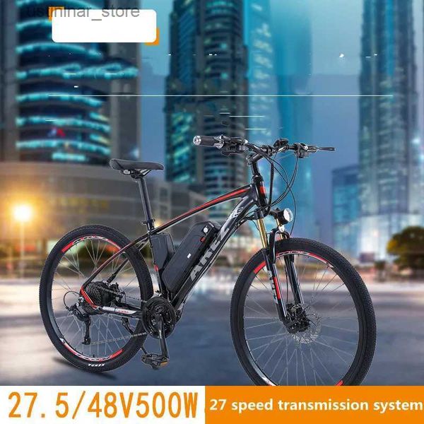 Bikes Ride-Ons Lithium-Batterie für Elektrofahrzeugfahrrad-Aluminiumlegierung Variable Speed Mountainbike 48 V 13AH 27,5 Zoll L47