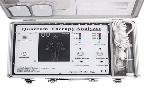 Analyzer di terapia quantistica Massager 2023 Nuovi 54 Rapporti 5 in 1 Risconanza magnetica Analyzer per l'analizzatore del corpo per la salute Elettroterapia EL3165126