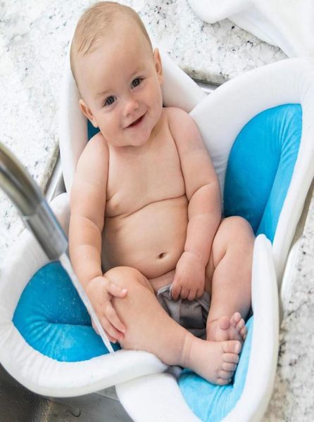 Baby Care Products Bath Tubs Tub Cushions recém -nascidos travesseiros de almofada dobrável Suporte para bebês C1992438